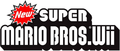 New Super Mario Bros. Wii title screen for Wii